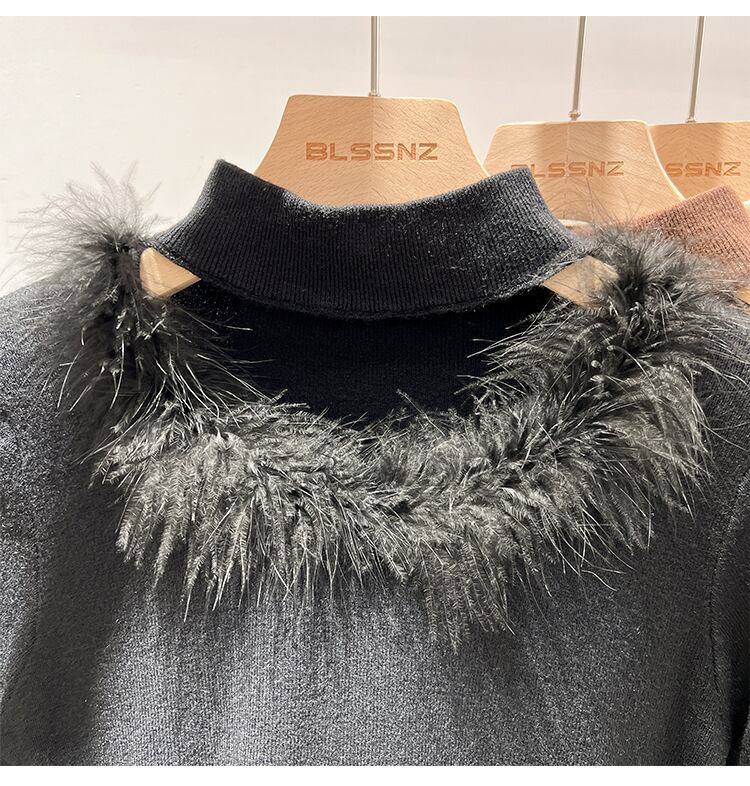 【tops】ファーニットトップス　M27760
