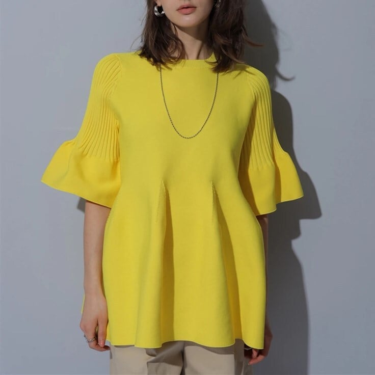 【tops】アンブレラスリーブトップス　N-1649
