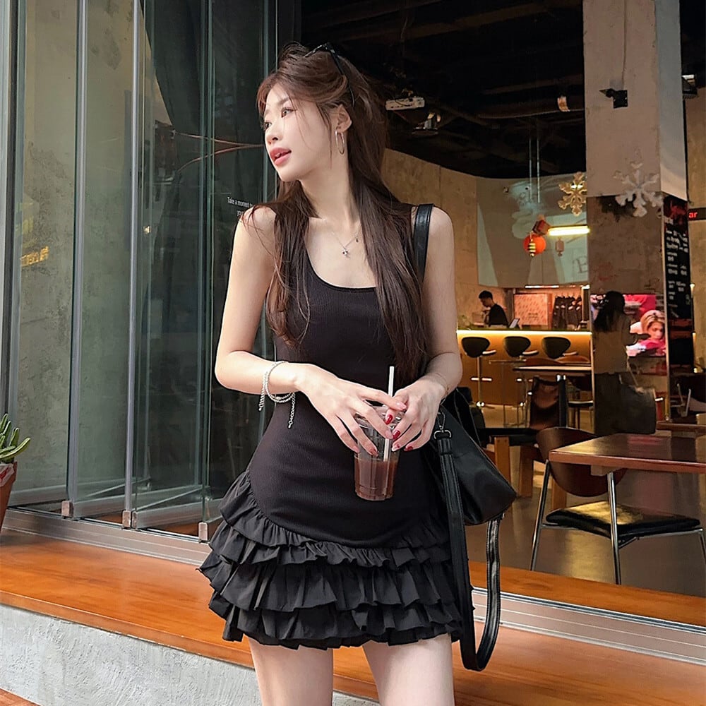 【dress】フリルキャミワンピース　M29802