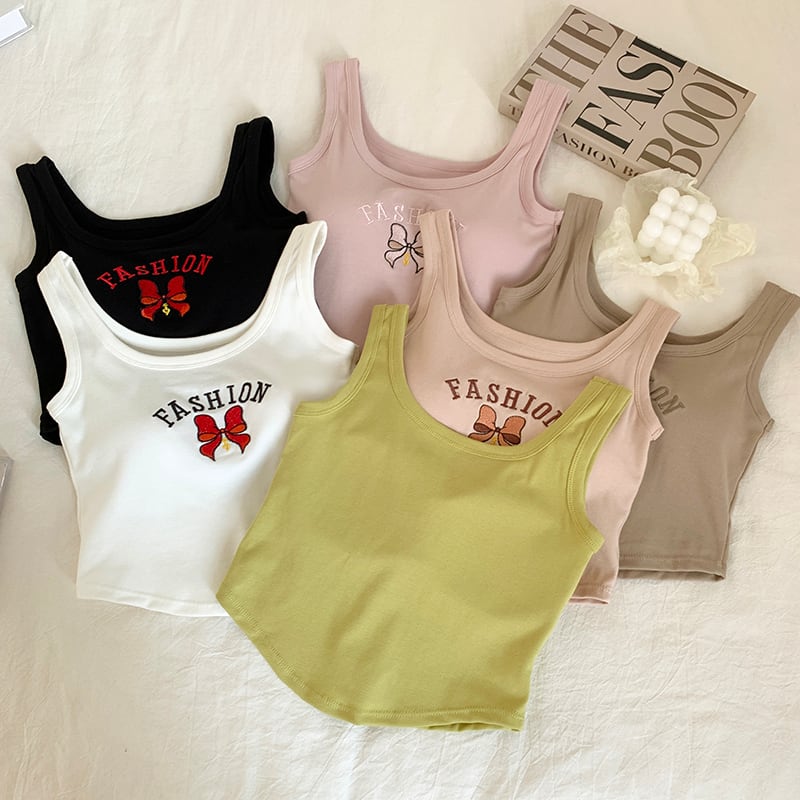【tops】プリントキャミソール　M25085