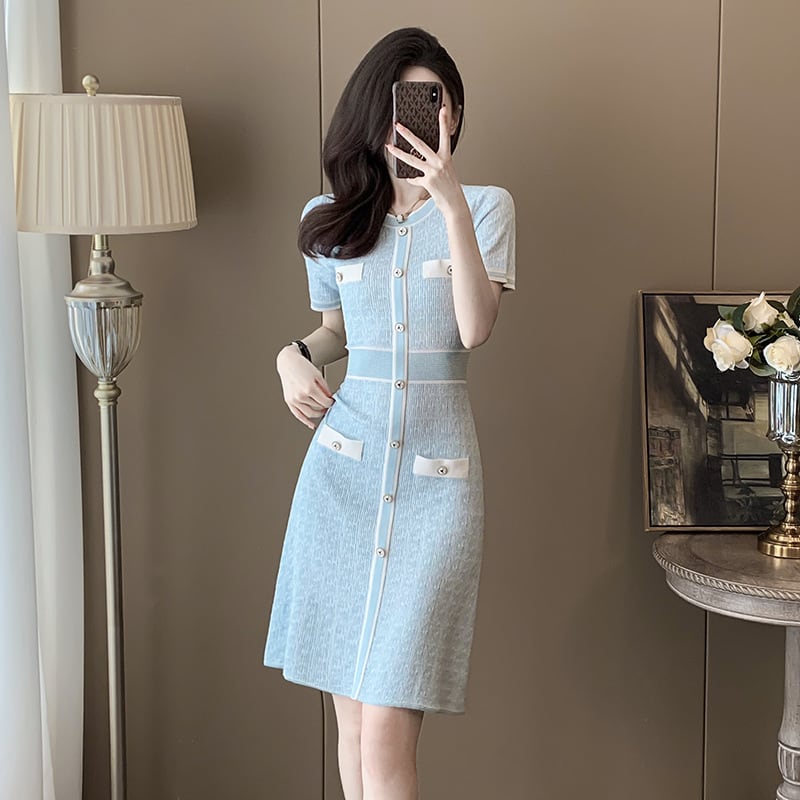 【dress】ニットワンピース　M24003