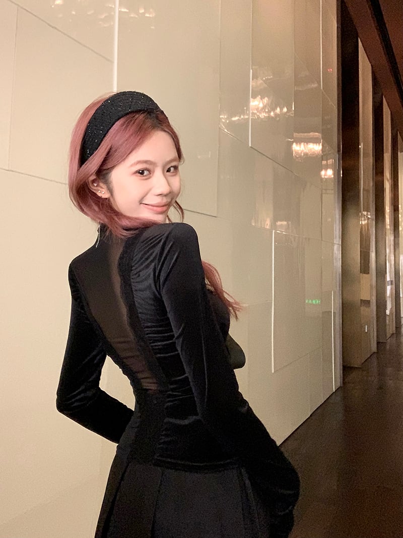 【tops】チュールドッキングトップス　M29439