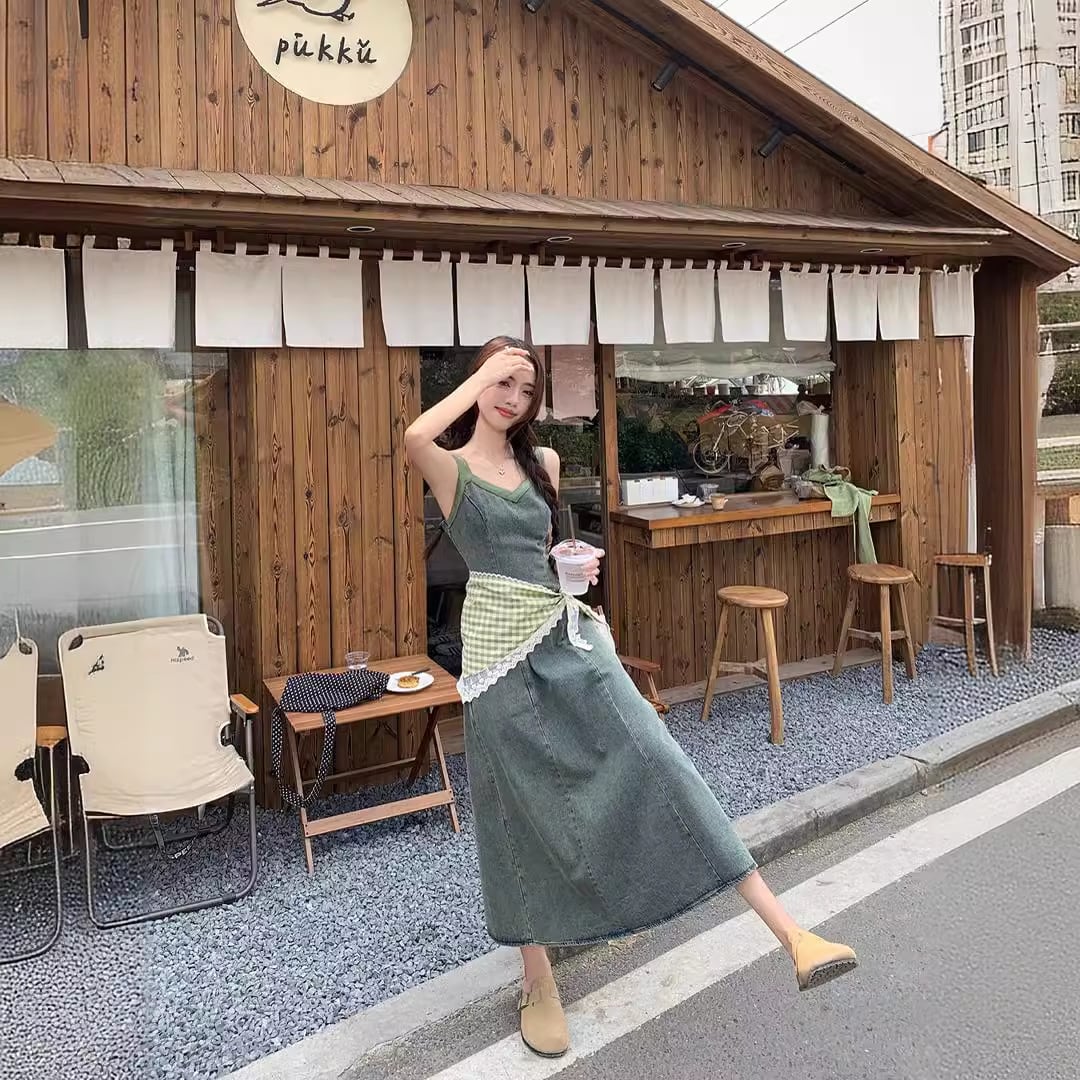 【dress】デニムキャミワンピースG21377