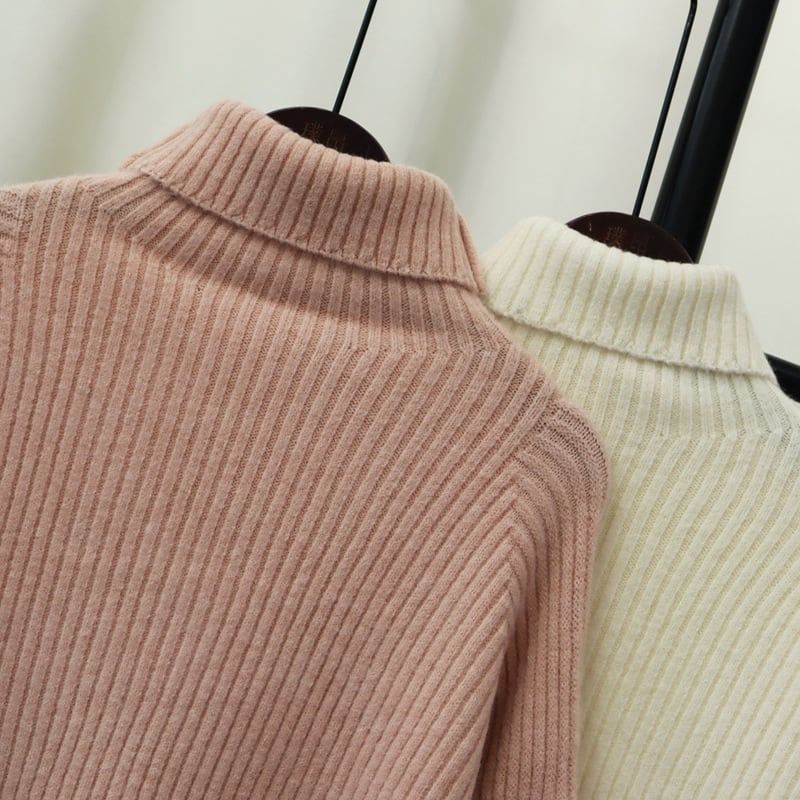 【tops】ハイネックニットセーター　M27394
