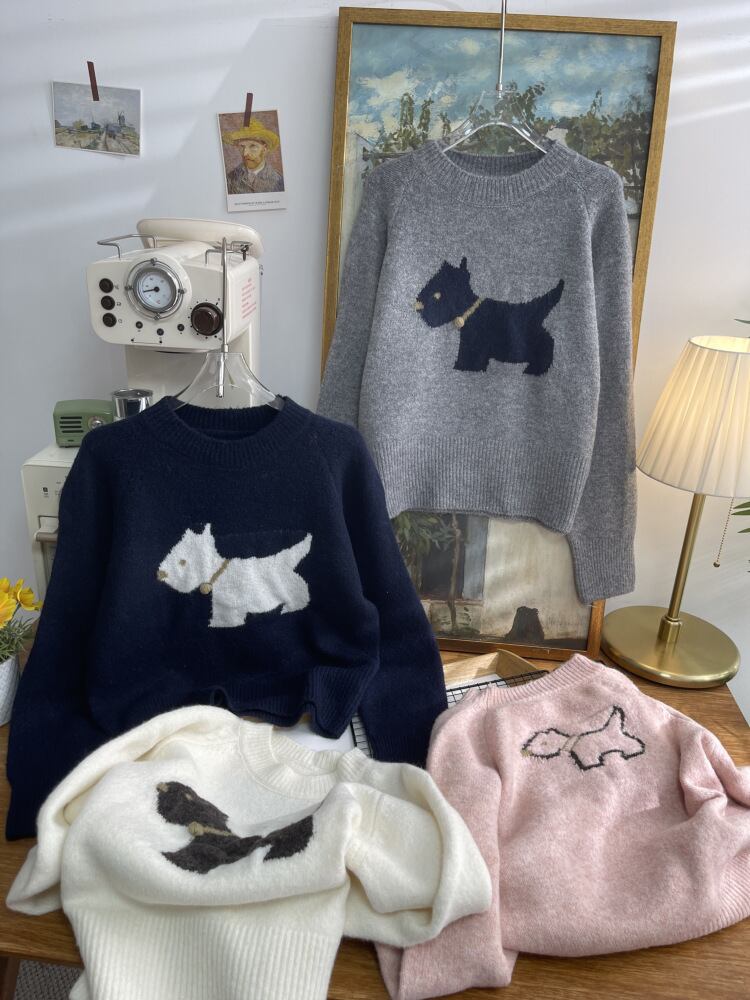 【tops】カートゥーンニットセーター　M26856