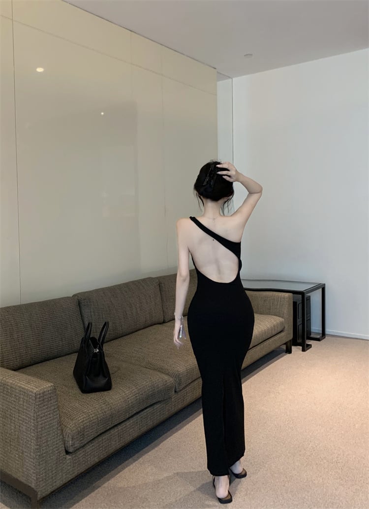 【dress】バックレスワンピース　M25010