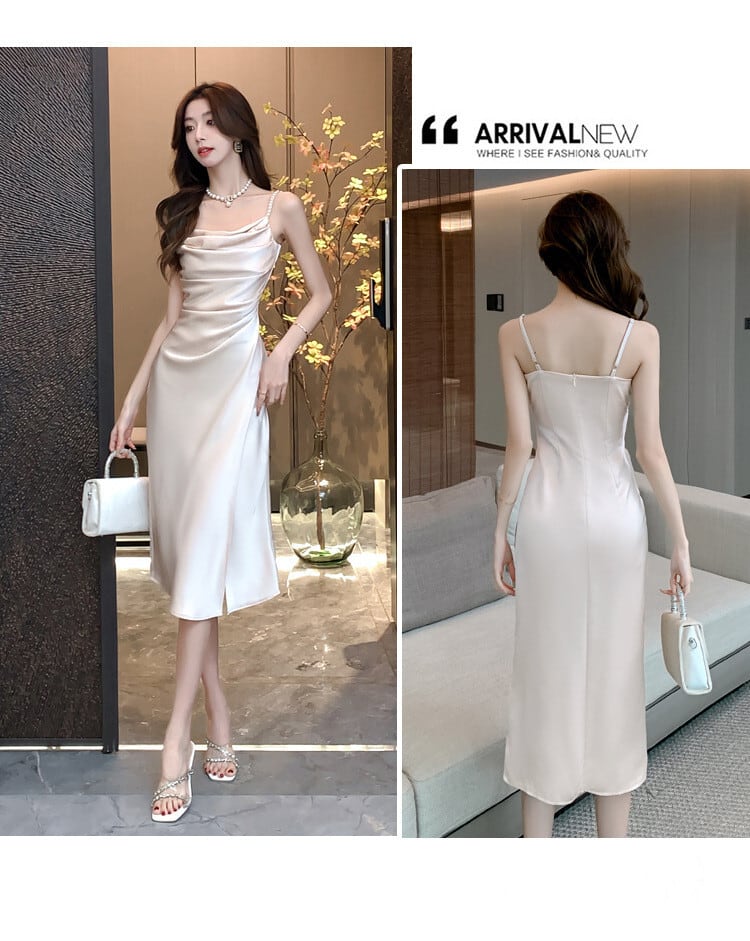 【dress】パールショルダーキャミワンピース　M31685