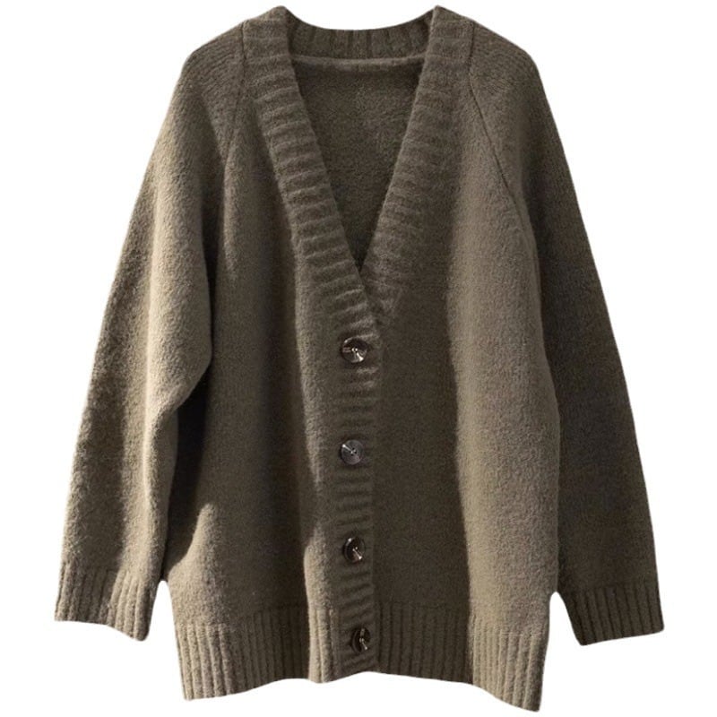 【outer】Vネックニットカーデ　M26309