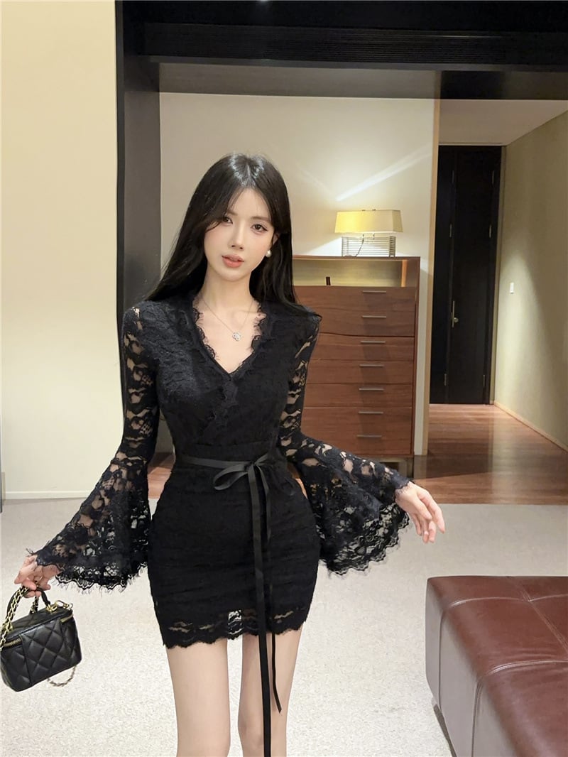 【dress】レースデートワンピース　M28164