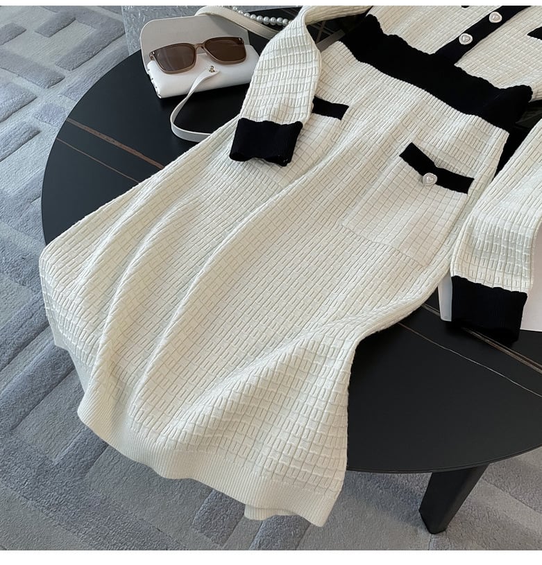 【dress】ニットワンピース　M25355