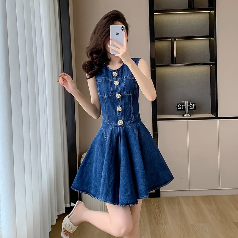 【dress】デニムワンピース　M24150