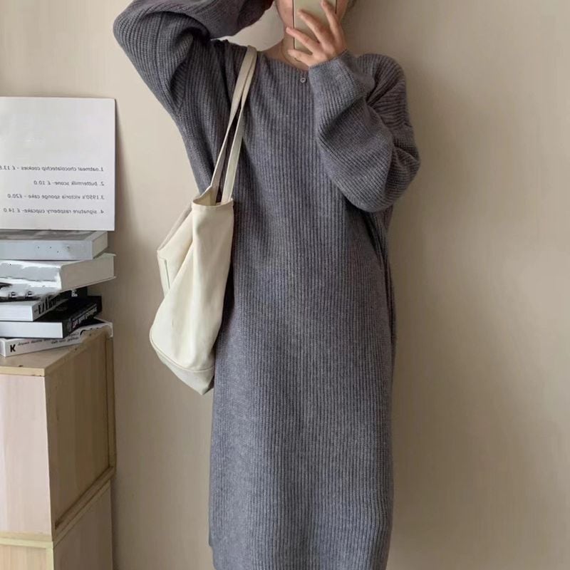 【dress】ニットワンピース　M25568