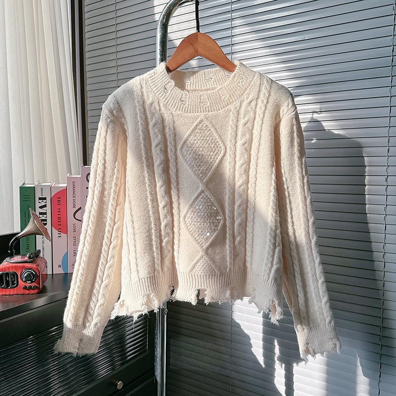 【tops】ニットセーター　M25643