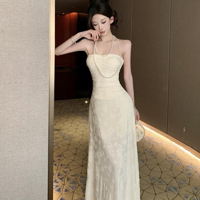 【dress】ロングチューブドレス Q8191