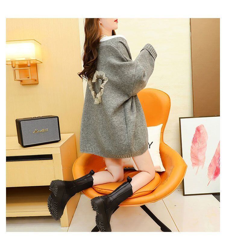 【outer】Vネックニットカーデ　M29144