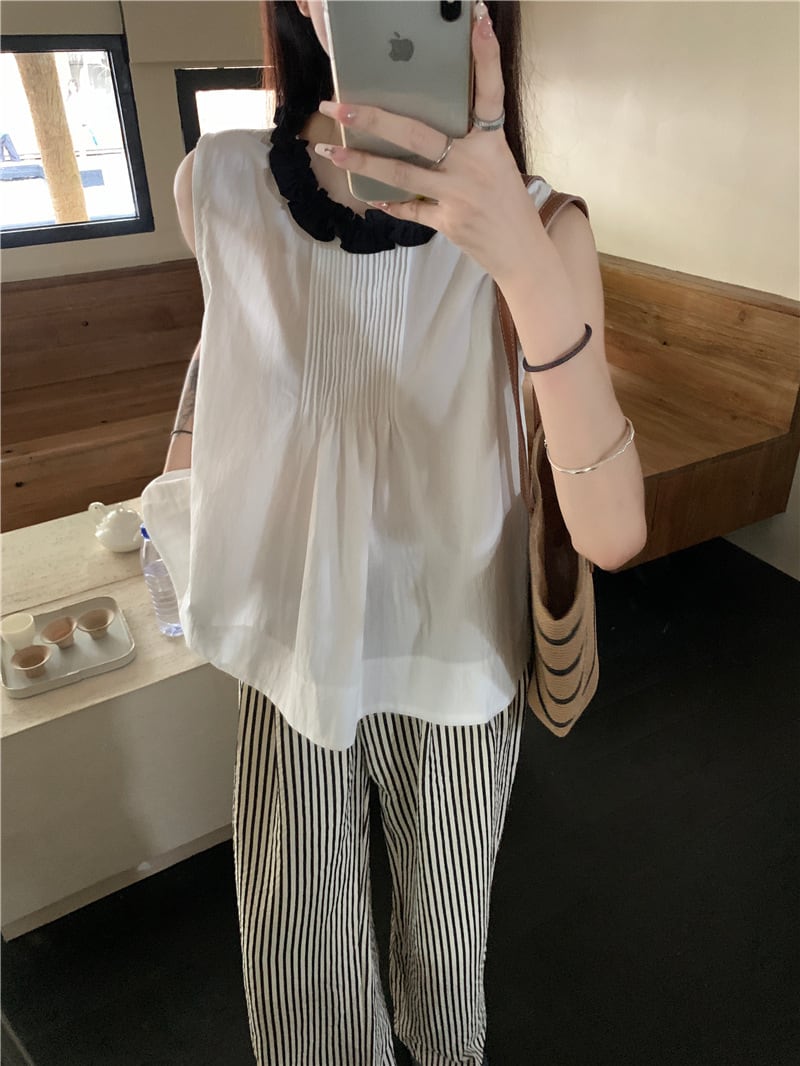 【tops】ノースリーブトップス　M24893