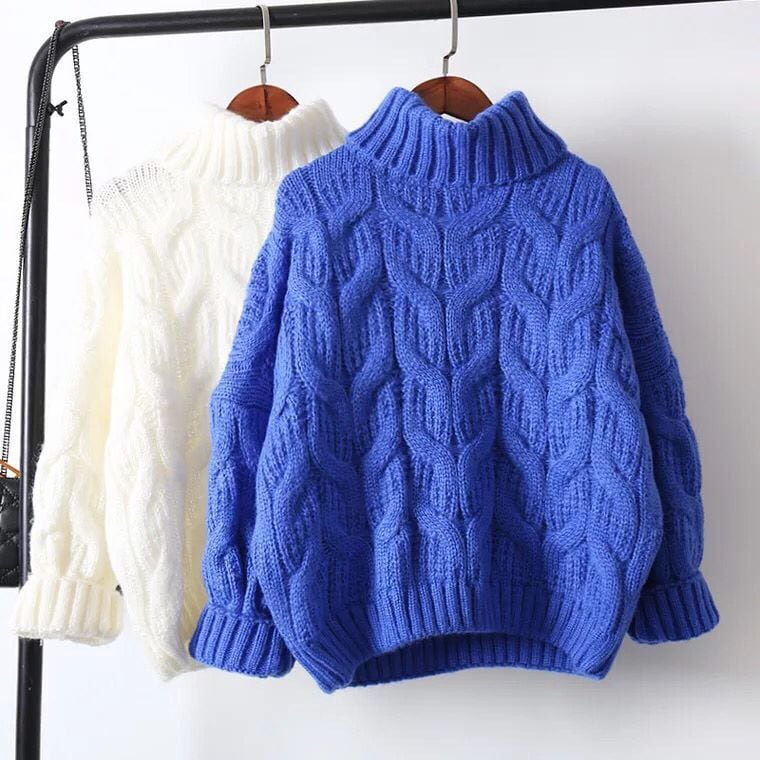 【tops】ハイネックニットセーター　M28852