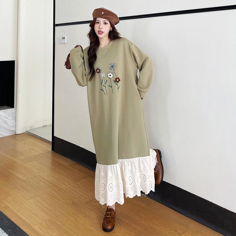 【dress】ドッキングカジュアルワンピース　M28935