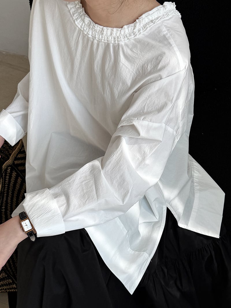 【tops】2WAYギャザーフリルトップス　N2989