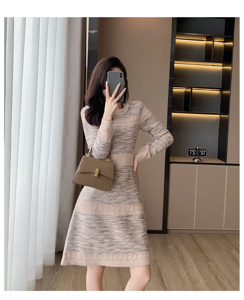 【dress】ニットワンピース　M25484