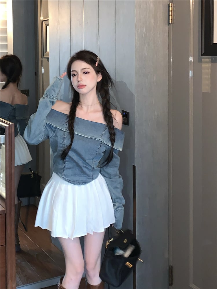 【tops】前後2wayデニムトップス　M28885