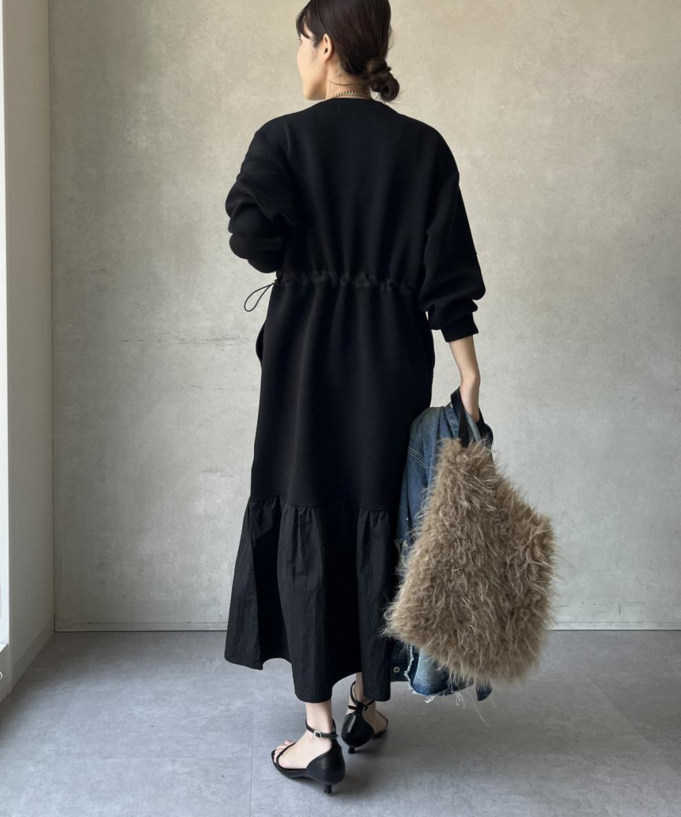 【dress】フレアドッキングカジュアルワンピース　N2899