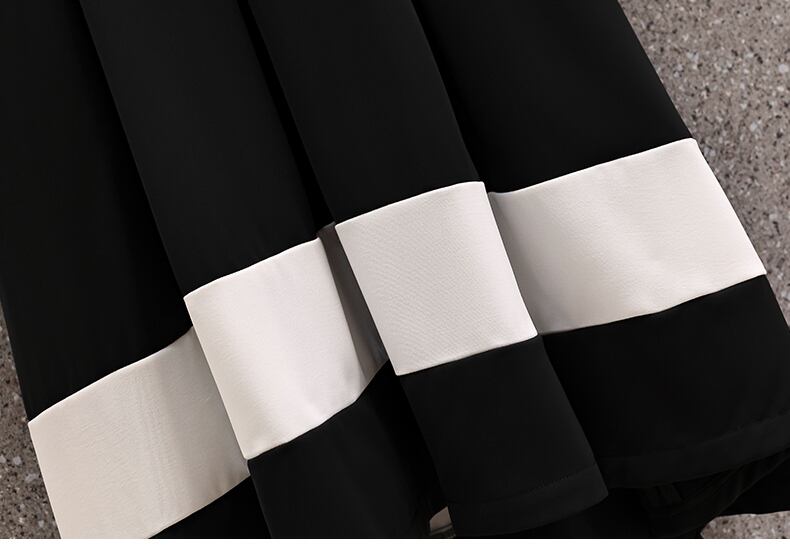 【dress】上品な質感!気質満点レトロオシャレ着痩せシンプルAラインワンピース G3622