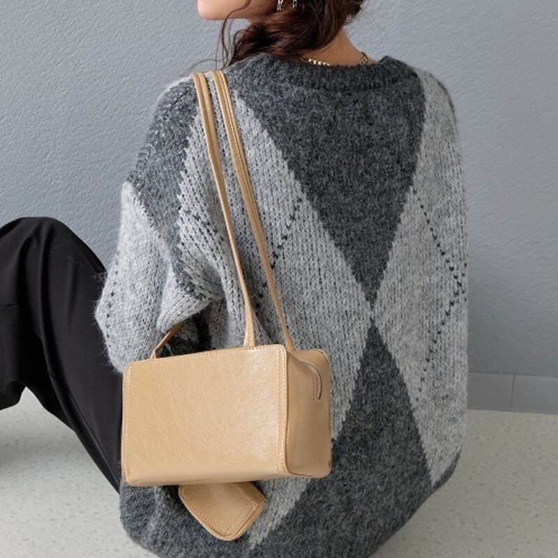 【tops】ニットトップス Q7079