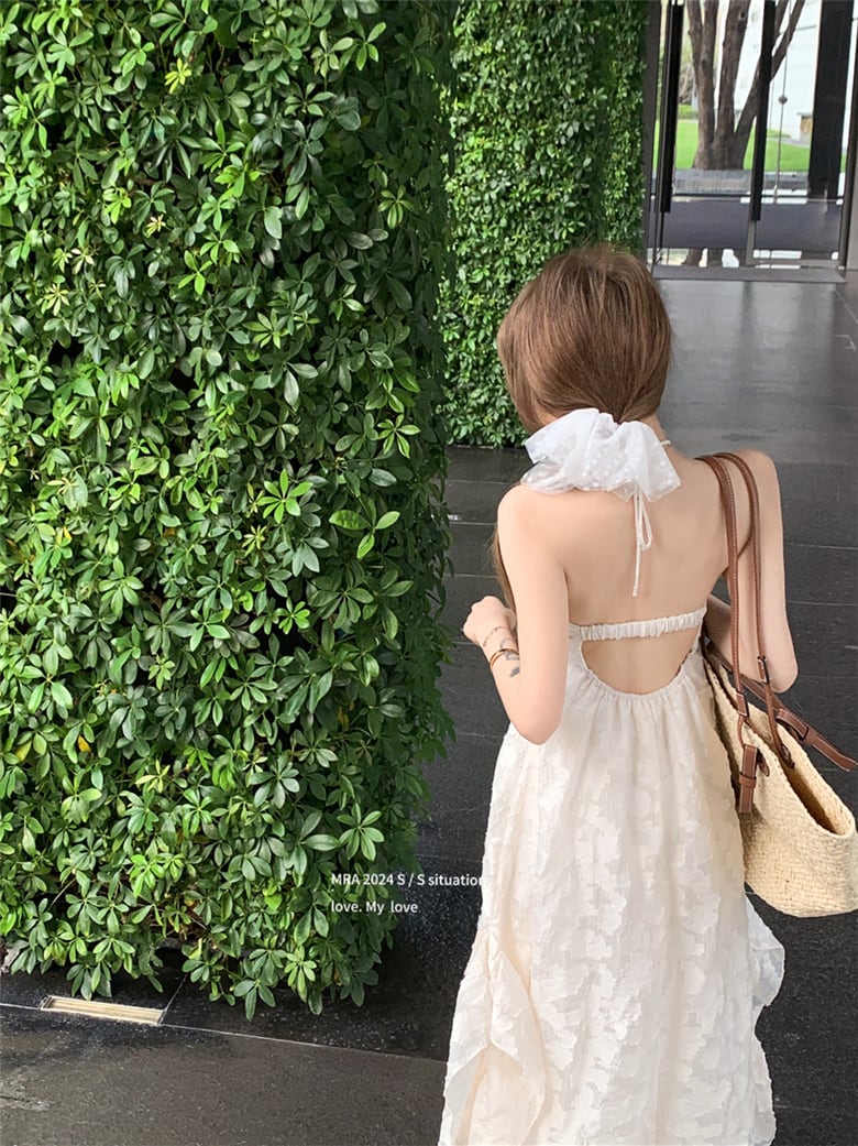 【dress】ホルターネックワンピース　M24523
