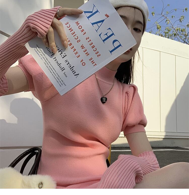 【dress】美人度アップ!気質満点アームカバー付きタイトセクシーギャルニットワンピース G10003