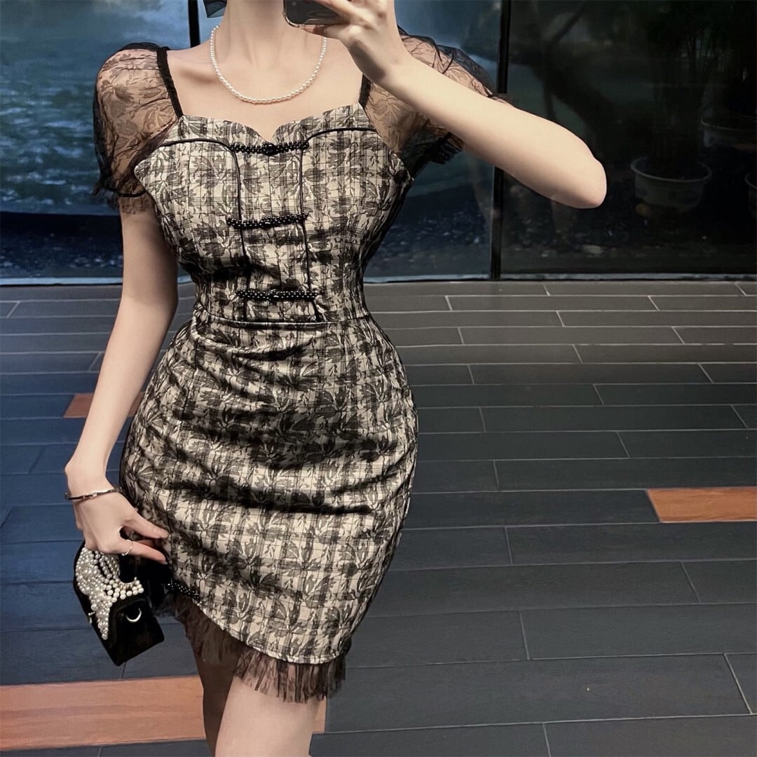 【dress】レースワンピース　M24156