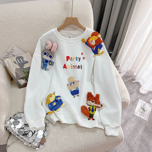 【tops】ラウンドネック薄手パーカーG23710