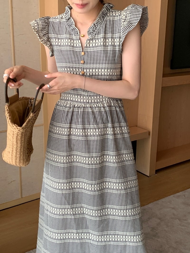 【dress】フリルワンピース　M24461