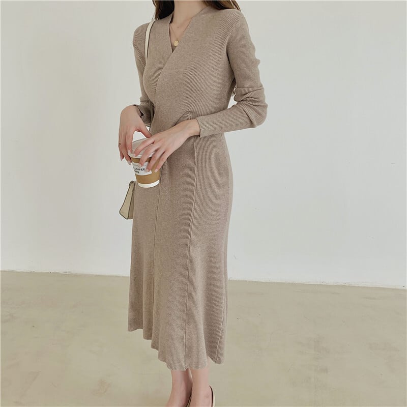 【dress】ニットワンピース　M25539