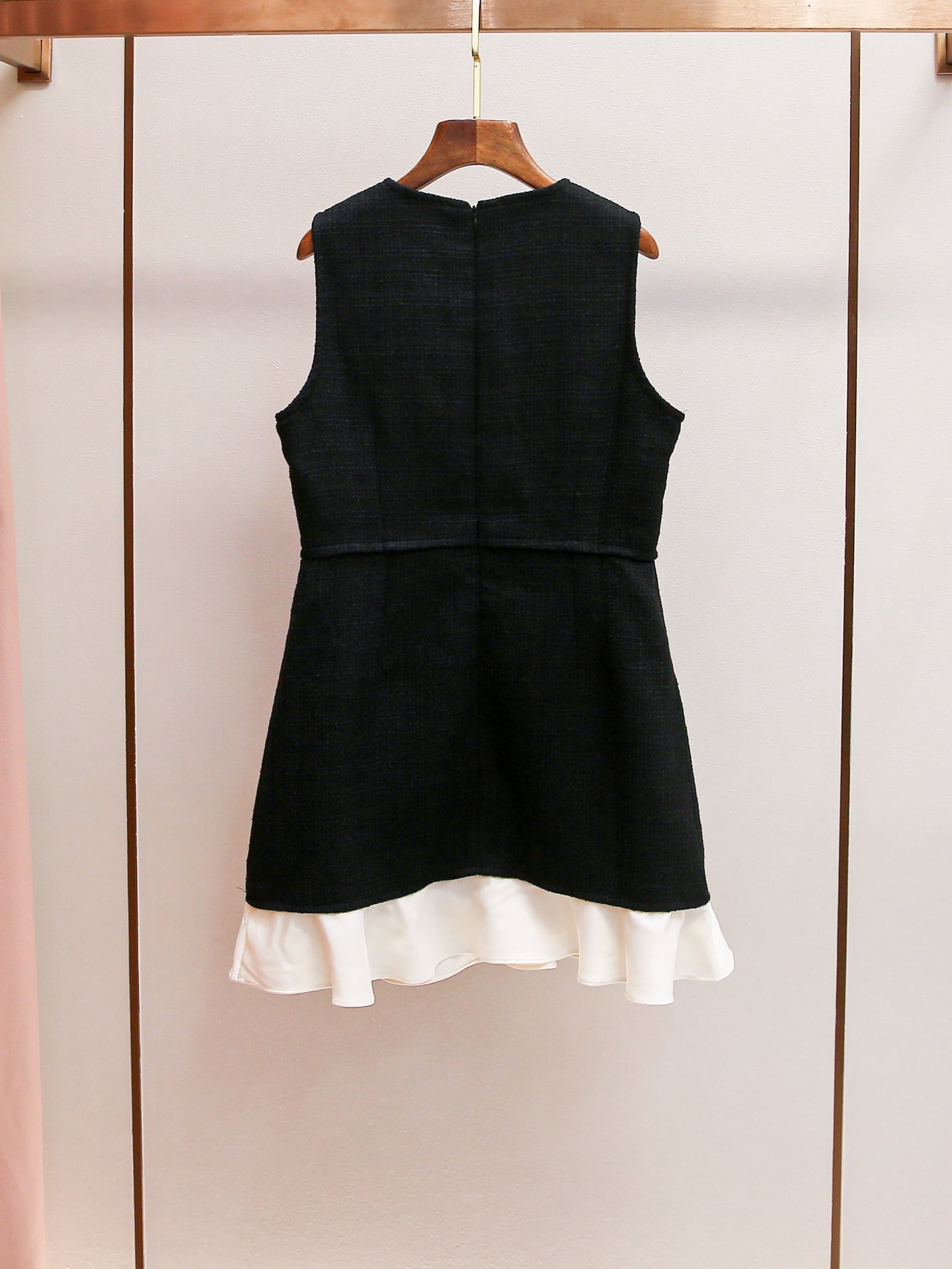 【dress】ドッキングツイードミニワンピース　N3008