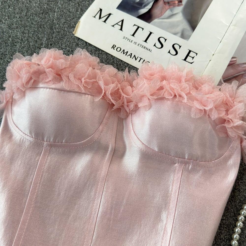 【tops】立体フラワーベアトップ　M23934