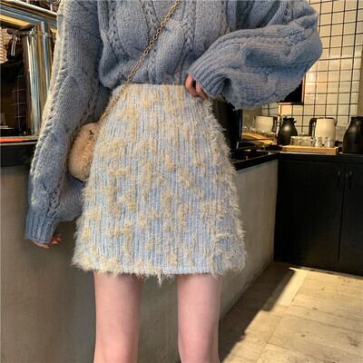 【bottoms】好感度UPファッションハイウエスト着痩せスカート