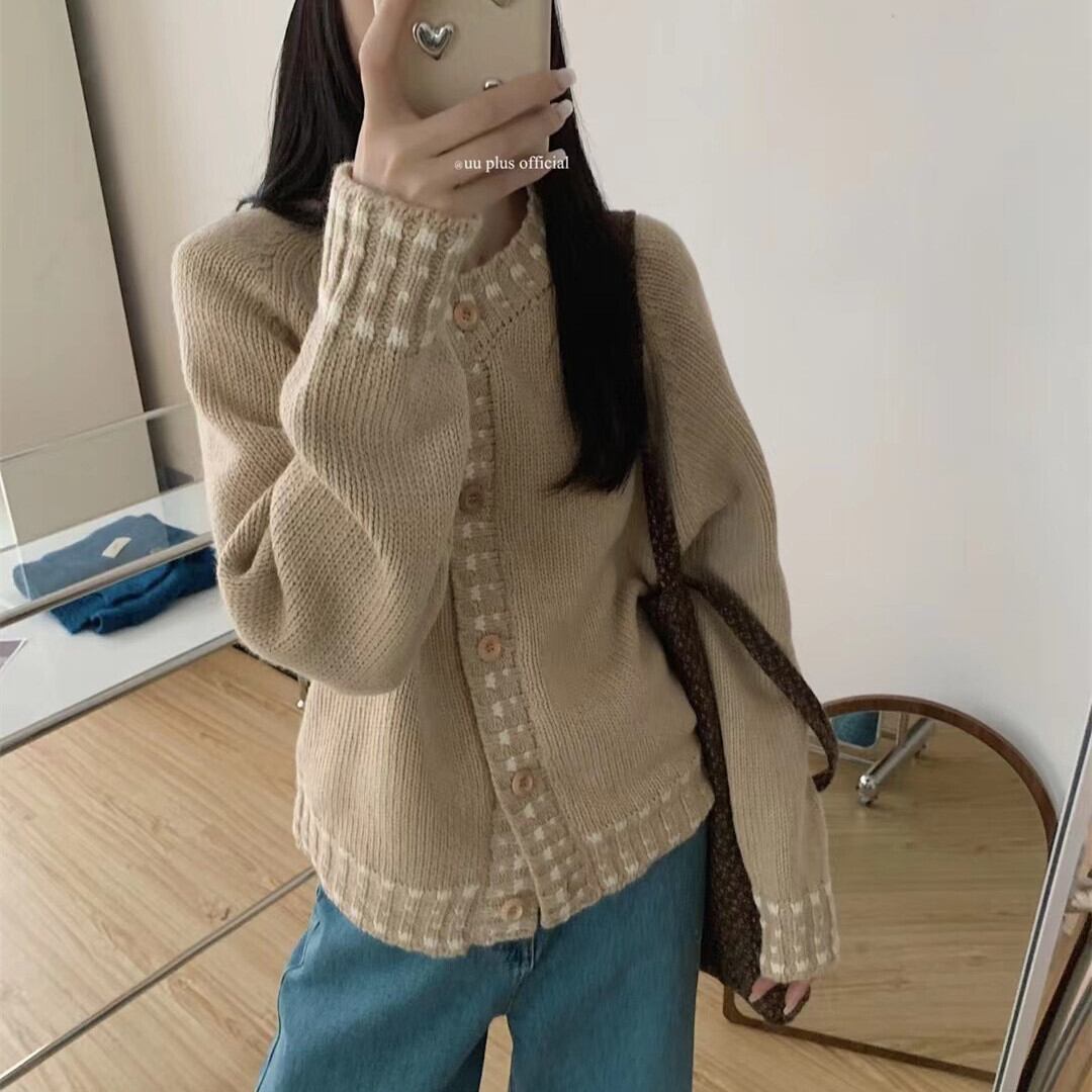 【outer】ニットカーデ　M27193
