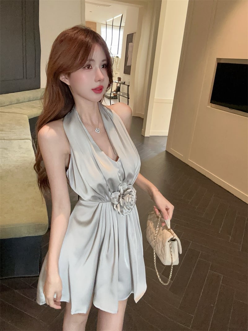 【dress】ホルターネックワンピース　M24815