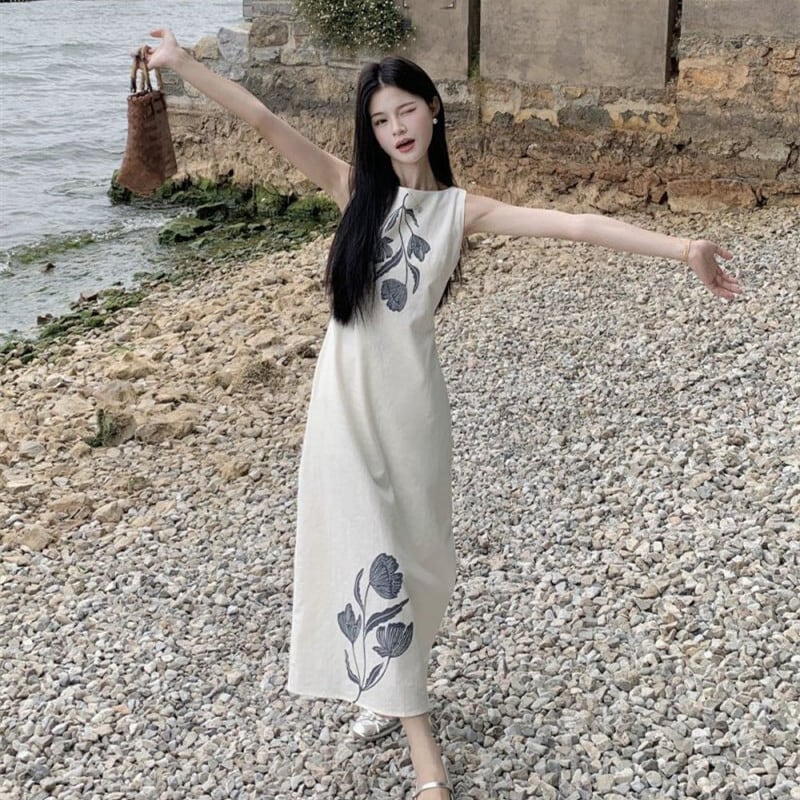 【dress】ノースリーブワンピース　M24528