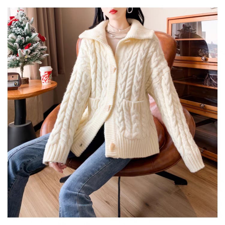 【outer】ニットカーデ　M25750