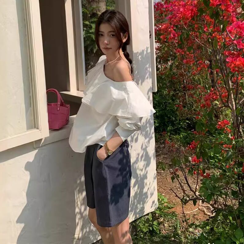 【tops】フリルブラウスG20469