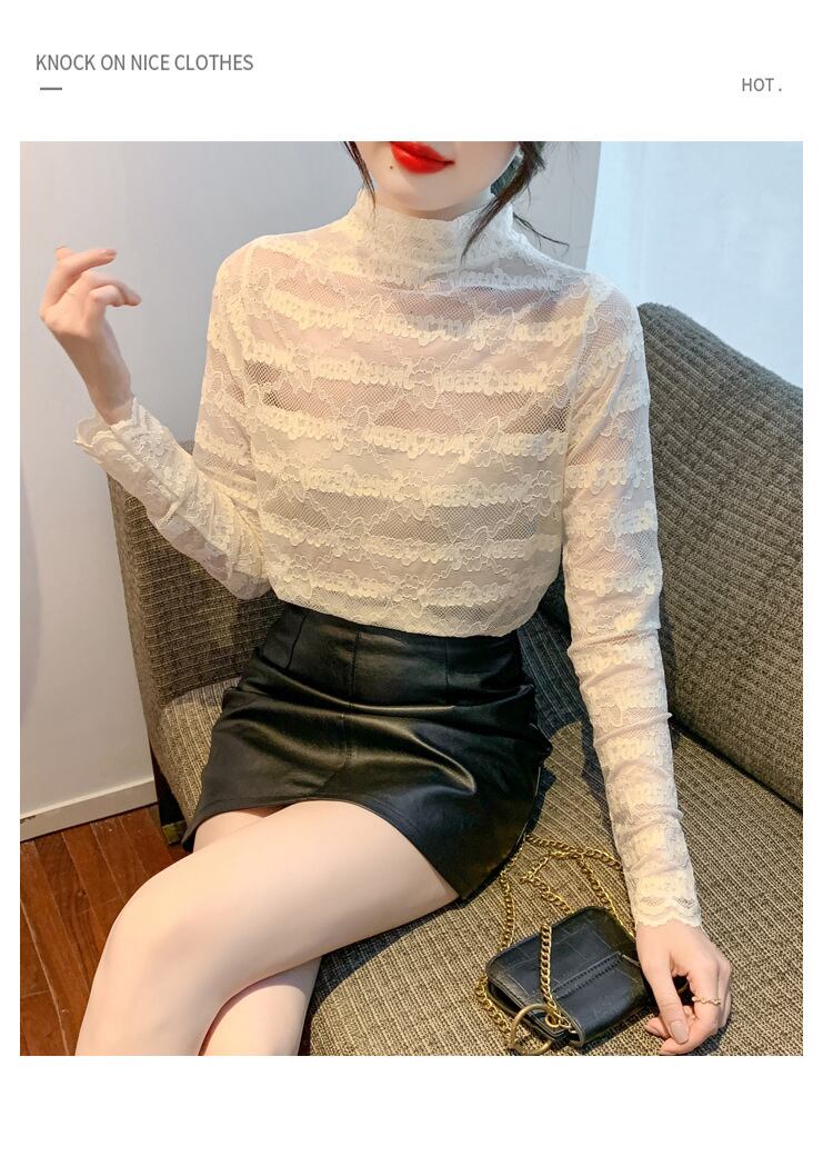 【tops】レースシャツトップス　M18857