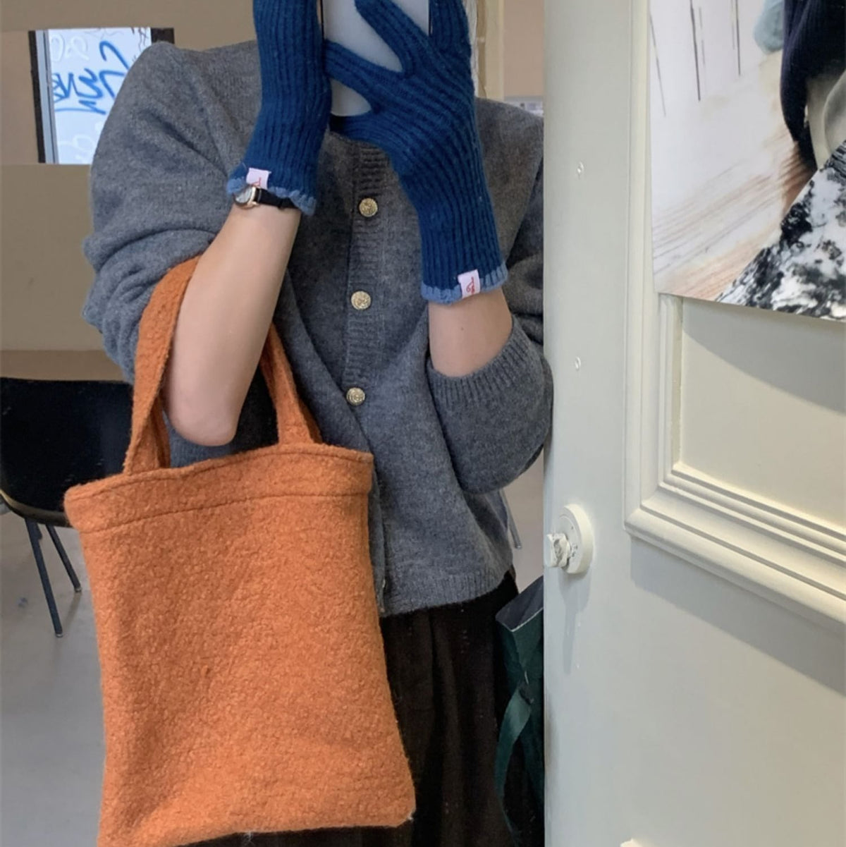 【outer】ニットカーデ　M27233