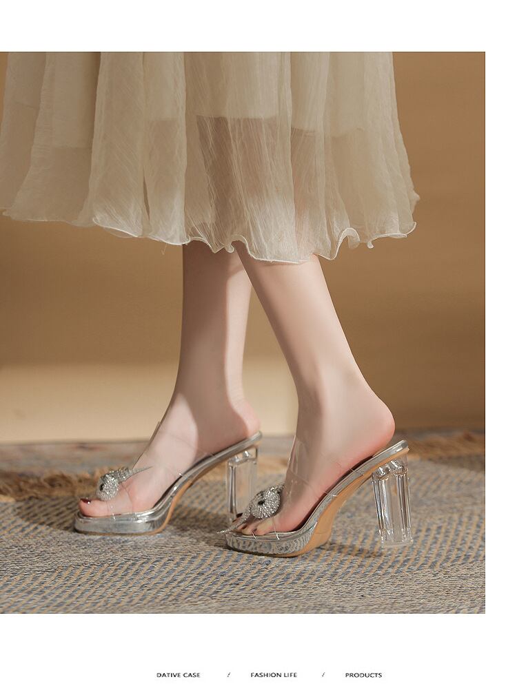 【shoes】リボン付きサンダル　M30228