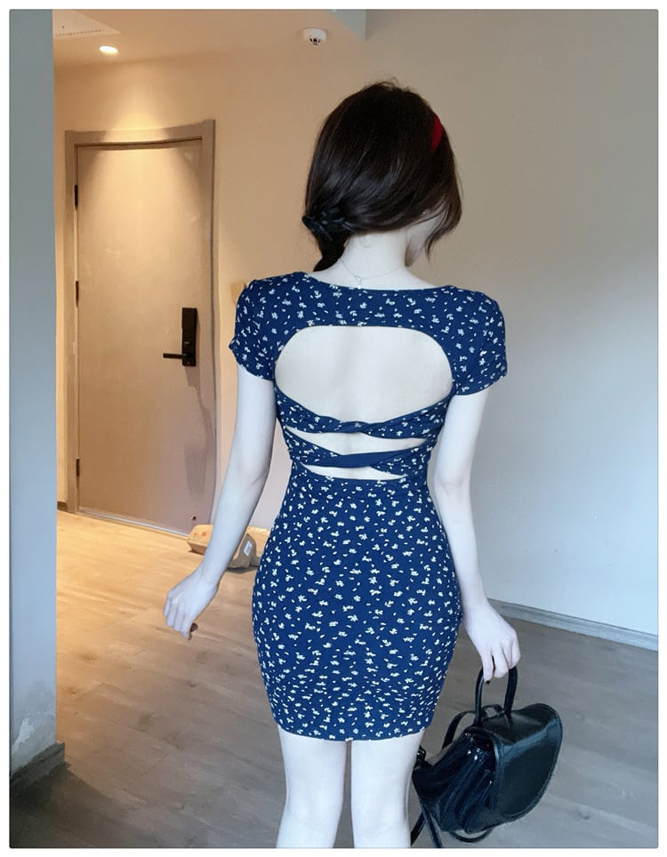 【dress】花柄ワンピース　M24180