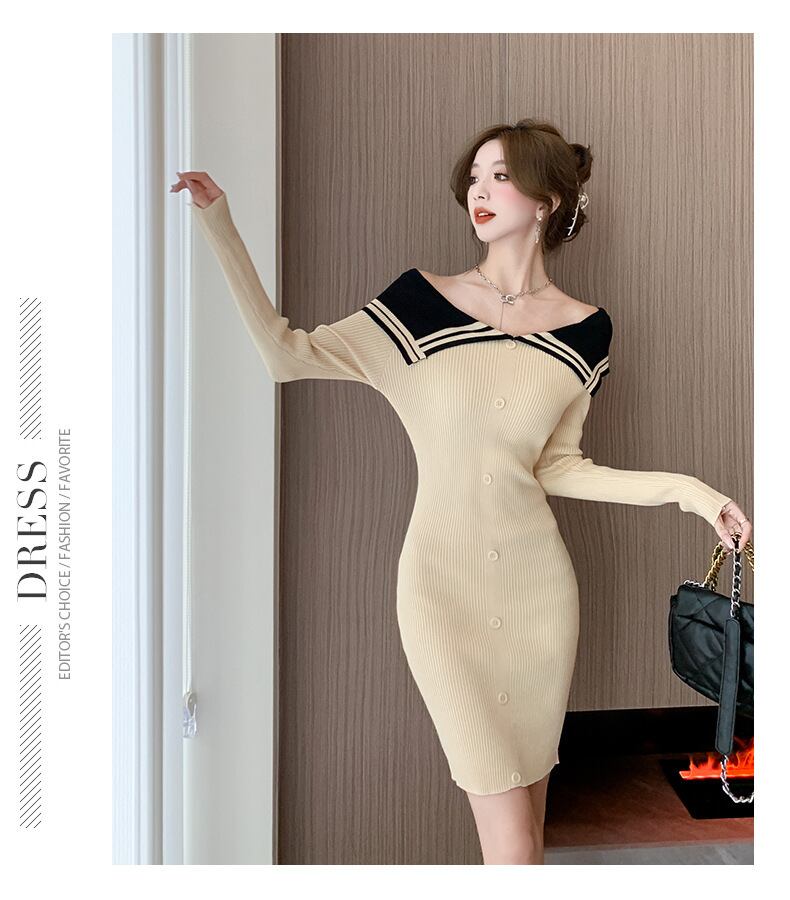 【dress】ニットワンピース　M18770