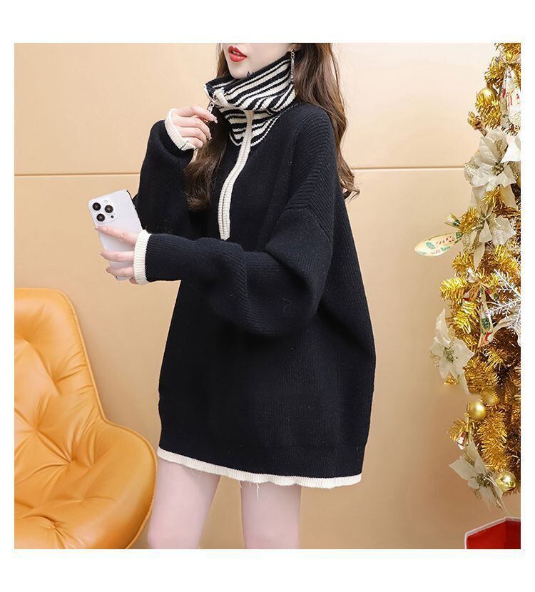 【tops】ハイネックニットセーター　M29160