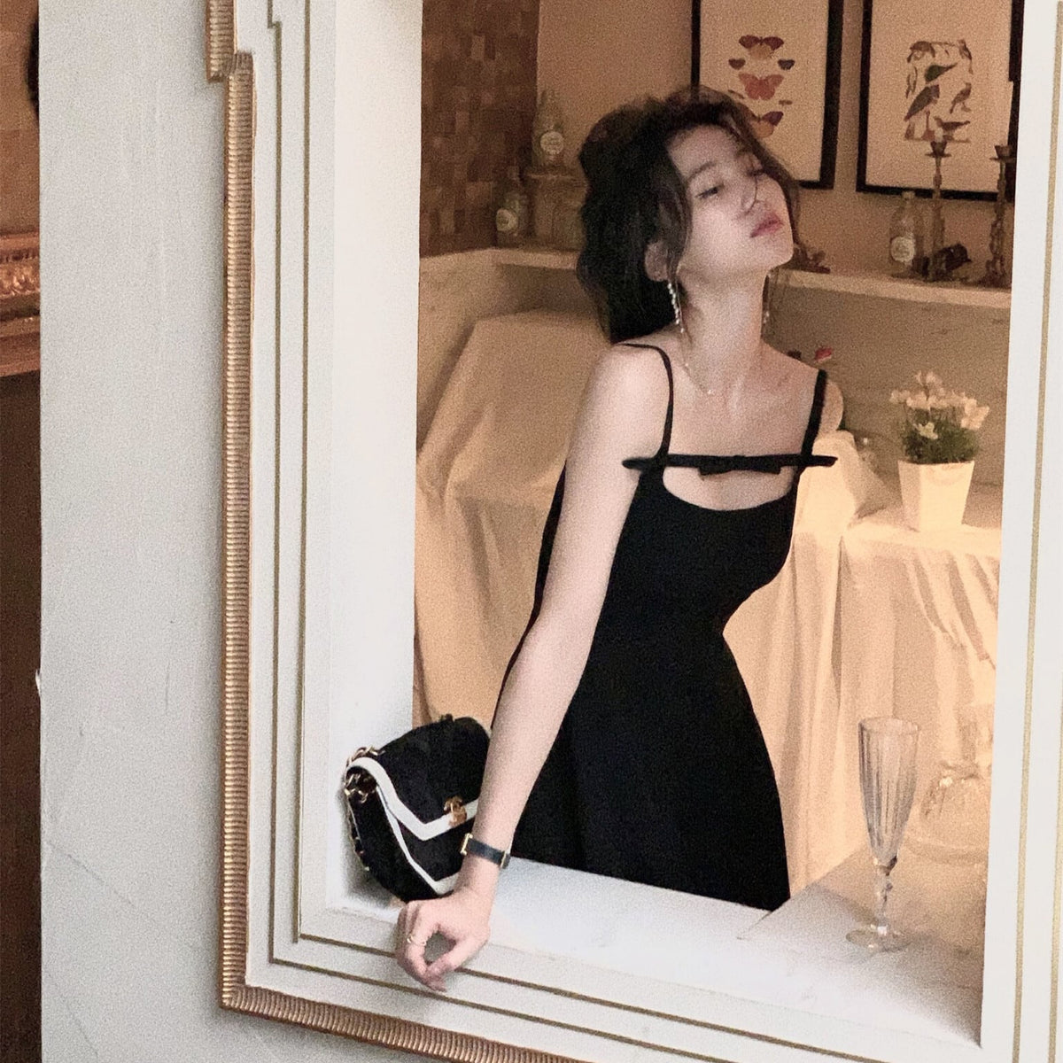 【dress】リボンキャミワンピース　N3266