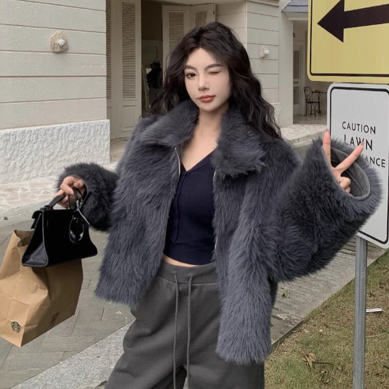 【outer】ファーショートコート　M27964
